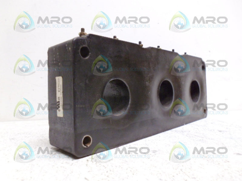 CUTLER HAMMER 9917D43H05 CURRENT TRANSFORMER 400:5A *USED*