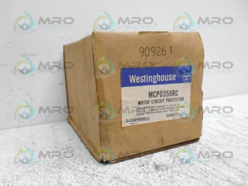WESTINGHOUSE MCP0358RC CIRCUIT BREAKER 7A *NEW IN BOX*