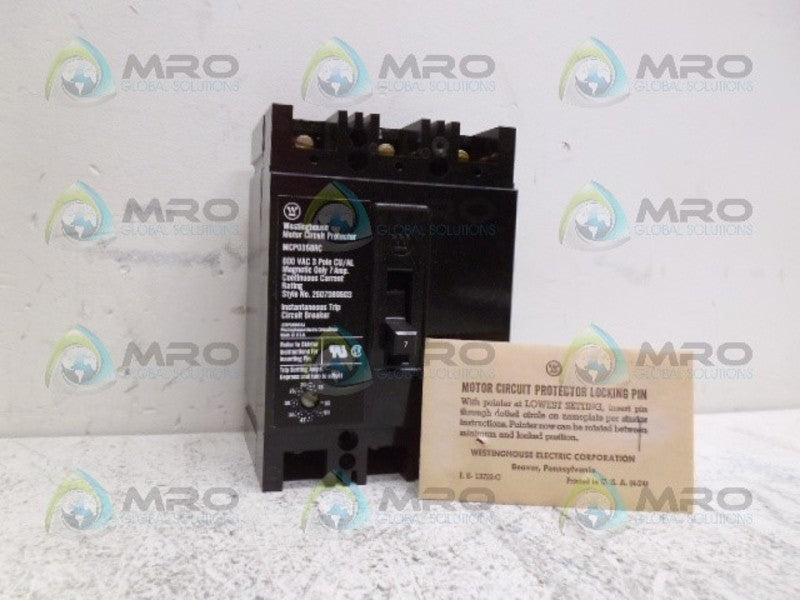 WESTINGHOUSE MCP0358RC CIRCUIT BREAKER 7A *NEW IN BOX*