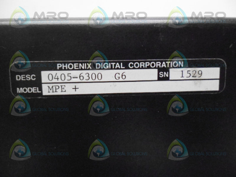 PHOENIX DIGITAL 0405-6300G6 MPE+ * NEW NO BOX *