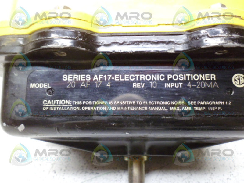 WORSESTOR 20 755W 20AF174 ELECTRIC VALVE ACTUATOR *USED*