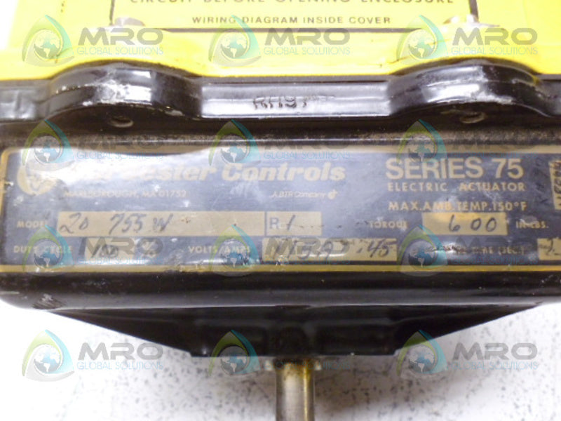 WORSESTOR 20 755W 20AF174 ELECTRIC VALVE ACTUATOR *USED*