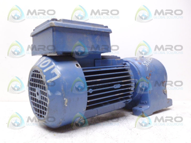SEW EURODRIVE R40DT80K4 DFT80K4 MOTOR .75 HP 1700 RPM *USED*
