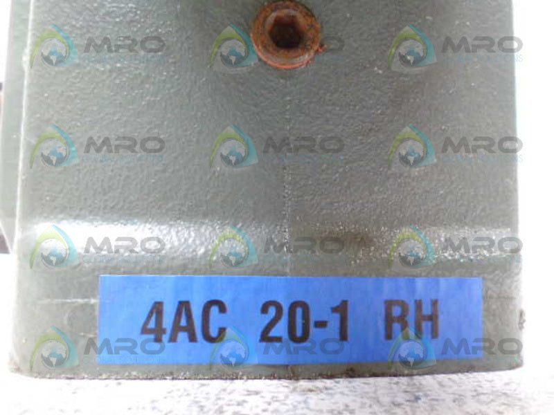 HYTROL 4A 4AC20-1RH GEAR REDUCER 20:1 *NEW NO BOX*