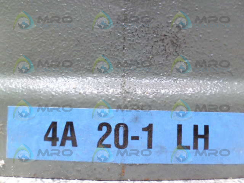 HYTROL 4A 4A20-1LH GEAR REDUCER 20:1 *NEW NO BOX*