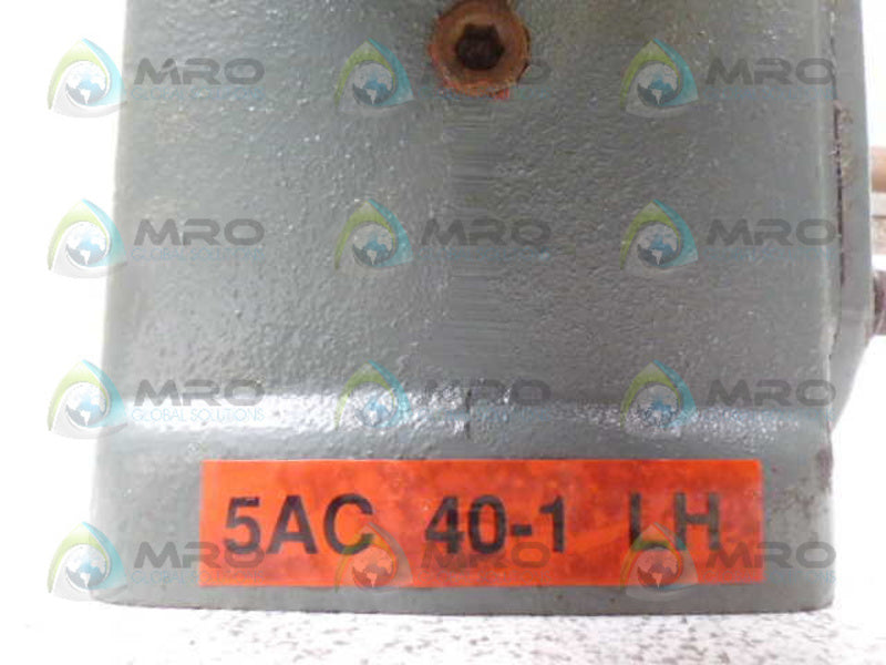 HYTROL 5A 5AC40-1LH GEAR REDUCER 40:1 *NEW NO BOX*