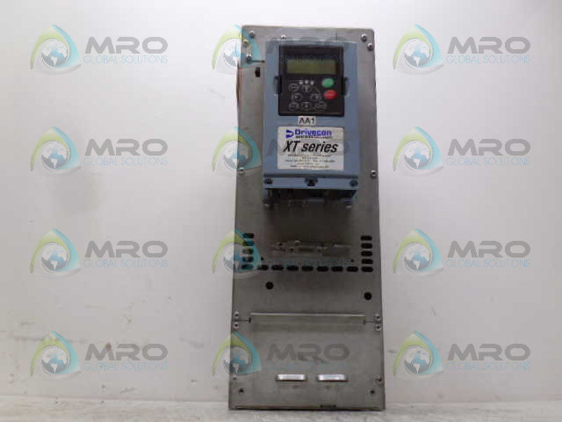 DRIVECON XT SERIES XTD4038-000 INVERTER-CRANE (AS PICTURED)(REPAIRED) *USED*