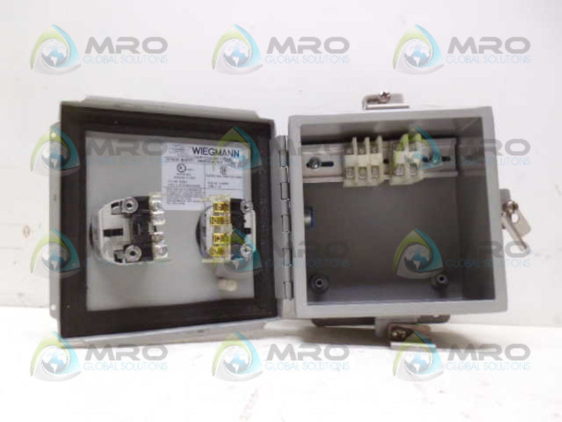 HUBBELL WIEGMANN BN4060604CHWW ELECTRICAL BOX *USED*
