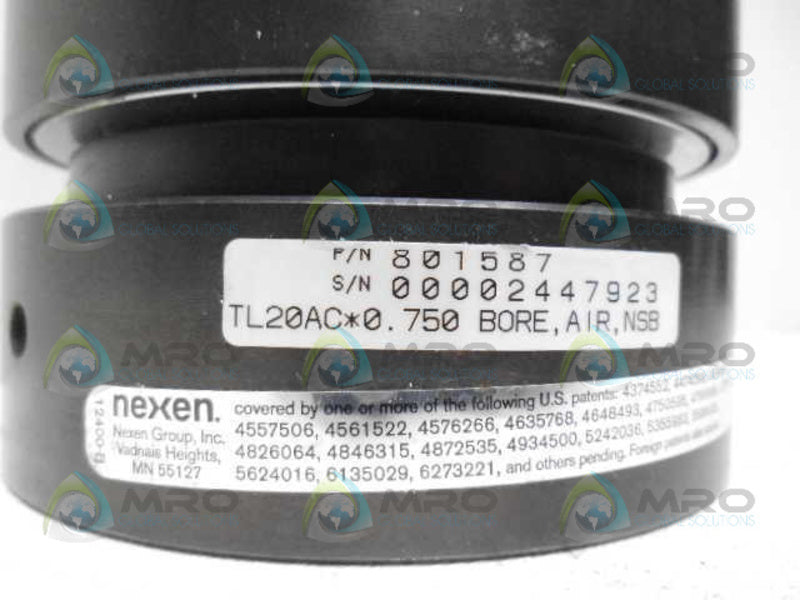 NEXEN 801587 TL20AC TORQUE LIMITER 0.750 *NEW NO BOX*