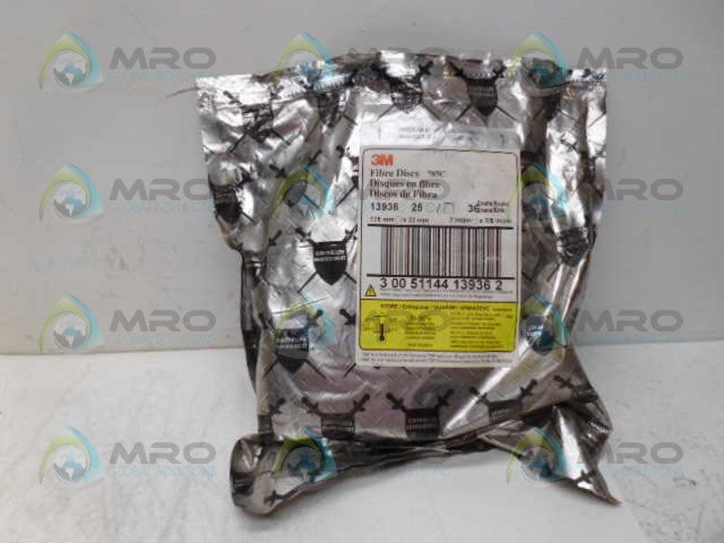 3M 13936 785C FIBRE DISCS (PKG OF 25) * NEW IN ORIGINAL PACKAGE *