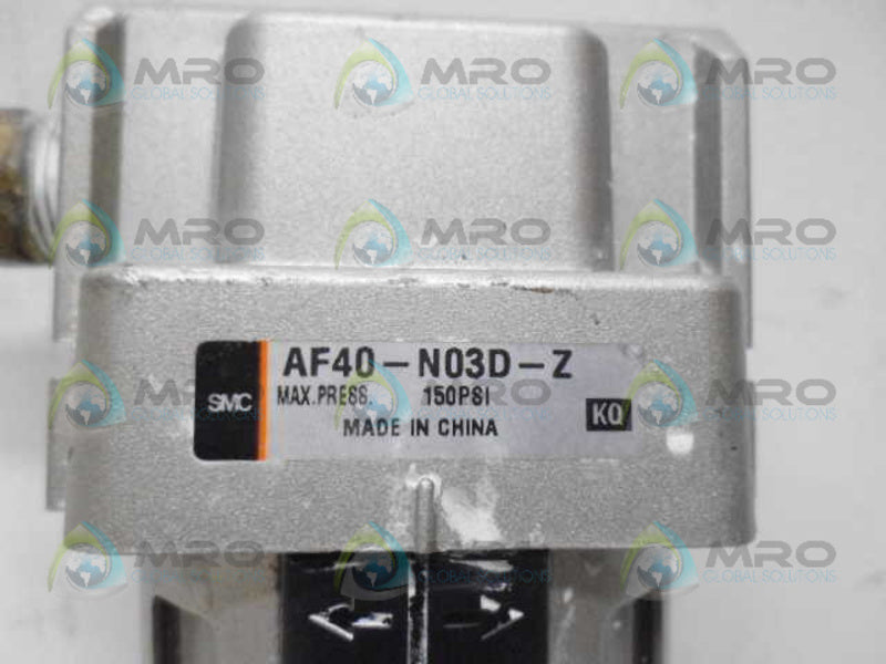 SMC AF40-N03D-Z ACTUATOR *USED*