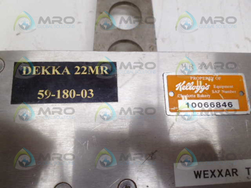 DEKKA 22MR TAPE HEAD SYSTEM *USED*