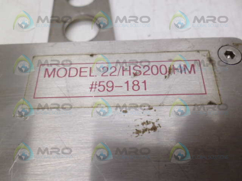 MARQ 22/HS200/HM TAPE HEAD SYSTEM *USED*
