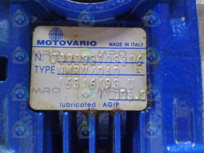MOTOVARIO NMRV/040 1651619SU GEAR REDUCER *NEW NO BOX*