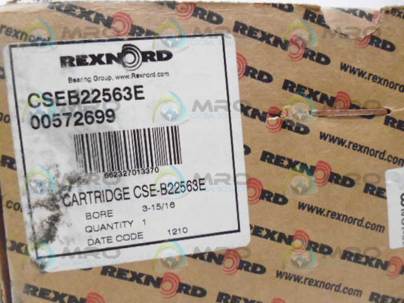 REXNORD CSEB22563E CARTRIDGE ROLLER BEARING 3-15/16" *FACTORY SEALED*