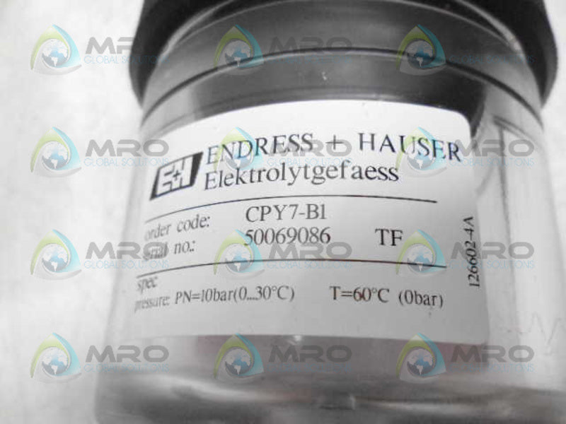 ENDRESS+HAUSER CPY7-B1 ELEKTROLYTGEFAESS *NEW IN BOX*
