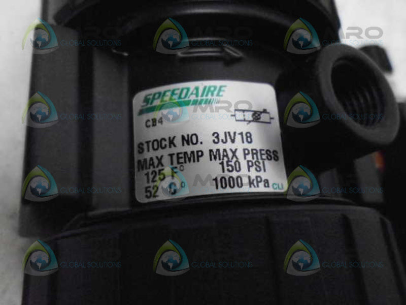 SPEEDAIRE 3JV18 AIRLINE FILTER/REGULATOR *NEW IN BOX*
