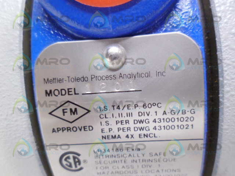 METLER-TOLEDO 1201 PRESSURE TRANSMITTER *NEW NO BOX*