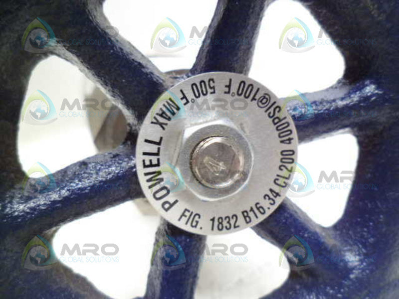 POWELL 1832 GATE VALVE 2" *NEW NO BOX*