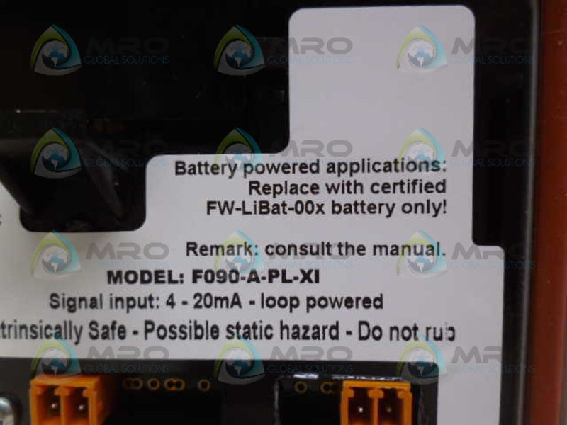 FLUIDWELL F090-A-PL-XI LOOP POWERED INDICATOR *NEW IN BOX*