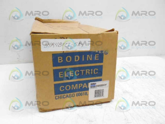 BODINE 0465HY 34R4BFCI-5R 1/15HP RATIO 10:1 * NEW IN BOX *