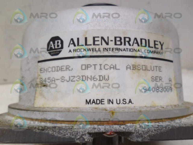 ALLEN BRADLEY 845A-SJZ3DN6DW SER A ENCODER *USED*