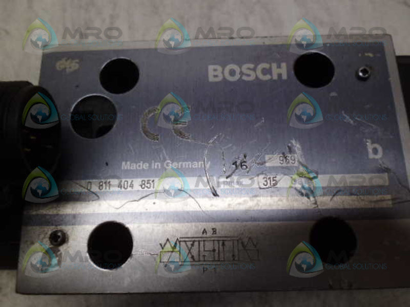 BOSCH 0 811 404 851 VALVE *USED*
