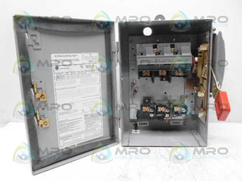 GENERAL ELECTRIC TH3361J MODEL 11 SAFETY SWITCH *USED*