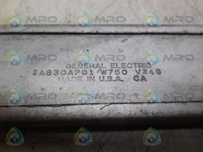 GENERAL ELECTRIC 2AB830A201 W750 V240 STRIP HEATER *NEW NO BOX*