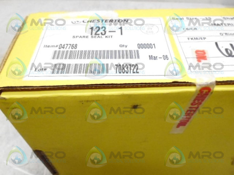 CHESTERTON 123-1 SPARE SEAL KIT *FACTORY SEALED*