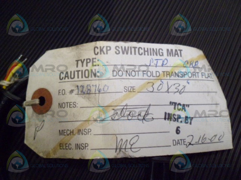 TAPESWITCH CKP CONTROLMAT 30X30 *USED*