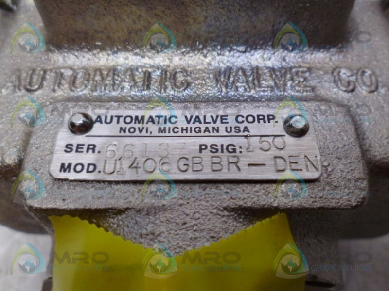 AUTOMATIC VALVE U1406GBBR-DEN VALVE NSNP