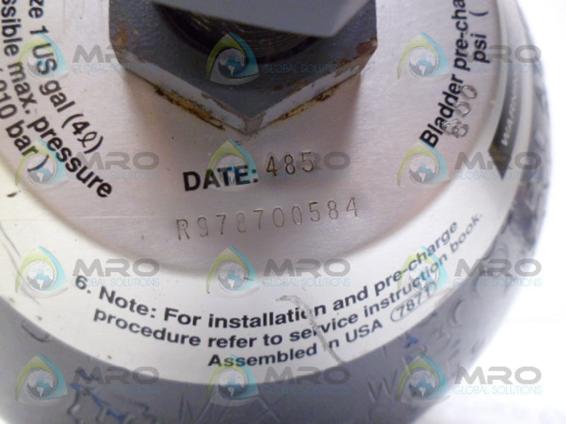 BOSCH R978700584 NON FLAMMABLE ACCUMULATOR NSNP