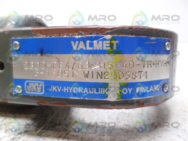 VALMET 2300-FE4/63-315-40-7H+HVH 3-16051/WIN2005871 CYLINDER  UNMP