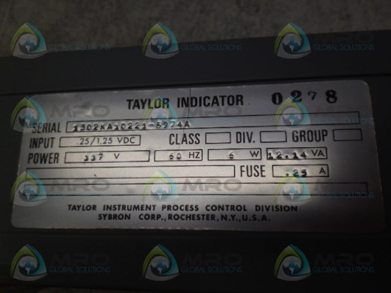 TAYLOR 1302KA10221 INDICATOR NSNP