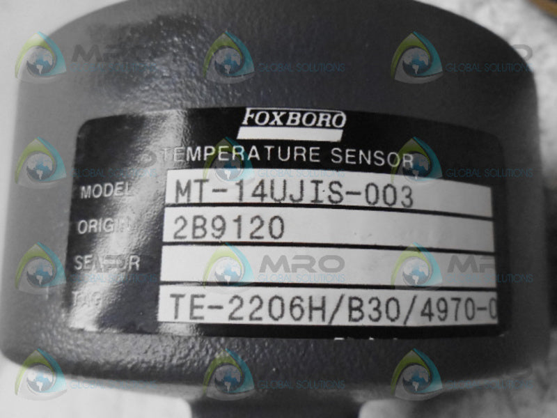 FOXBORO MT-14UJIS-003 TEMPERATURE SENSOR NSNP