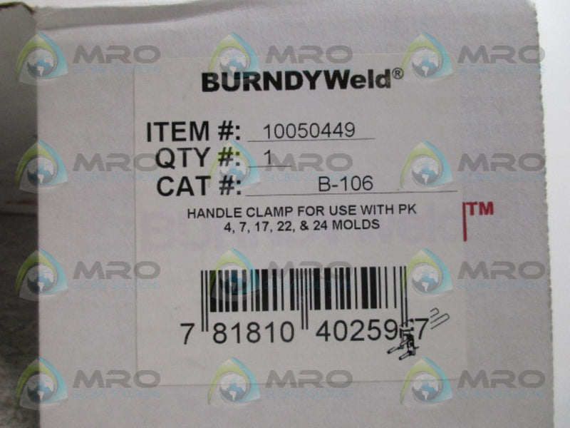 BURNDYWELD 10050449 B-106  NSMP