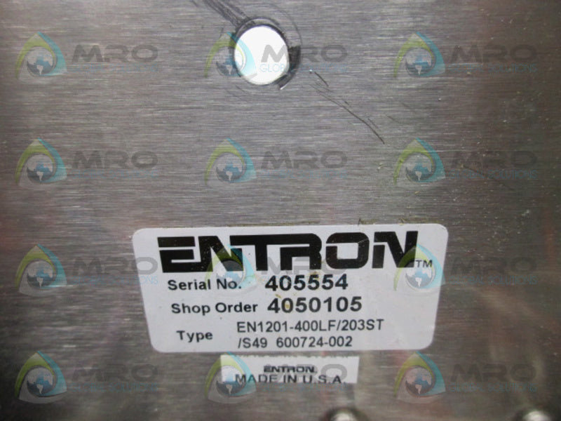 ENTRON EN1201-400LF/203ST/S49 600724-002 UNMP