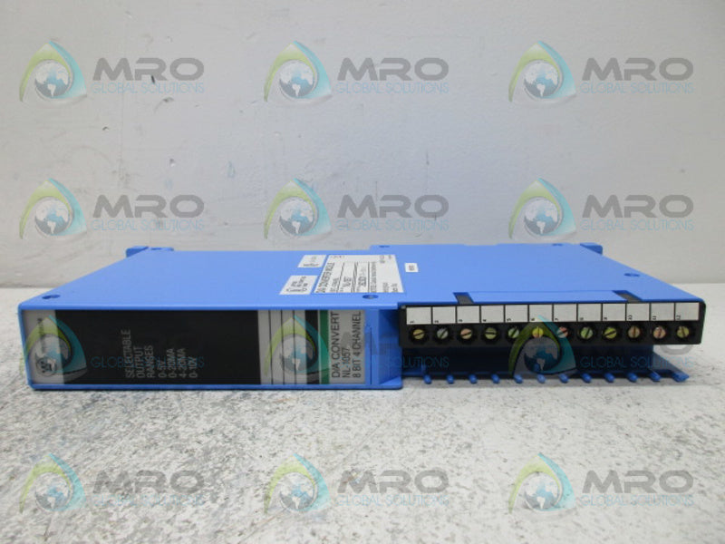 WESTINGHOUSE NL-1057 D/A CONVERTER MODULE 8 BIT 4 CHANNEL UNMP