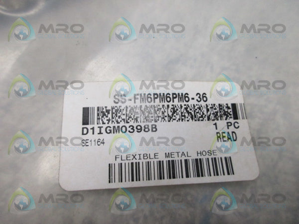 SWAGELOK SS-FM6PM6PM6-36 FLEXABLE METAL HOSE NSMP