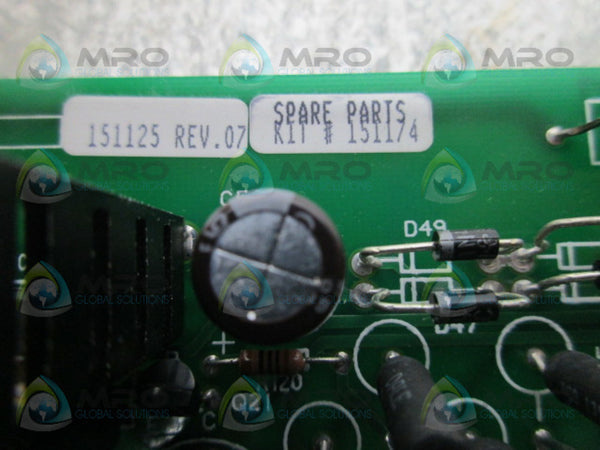 ALLEN BRADLEY SP-151174 PC SUPPLY BOARD NSMP