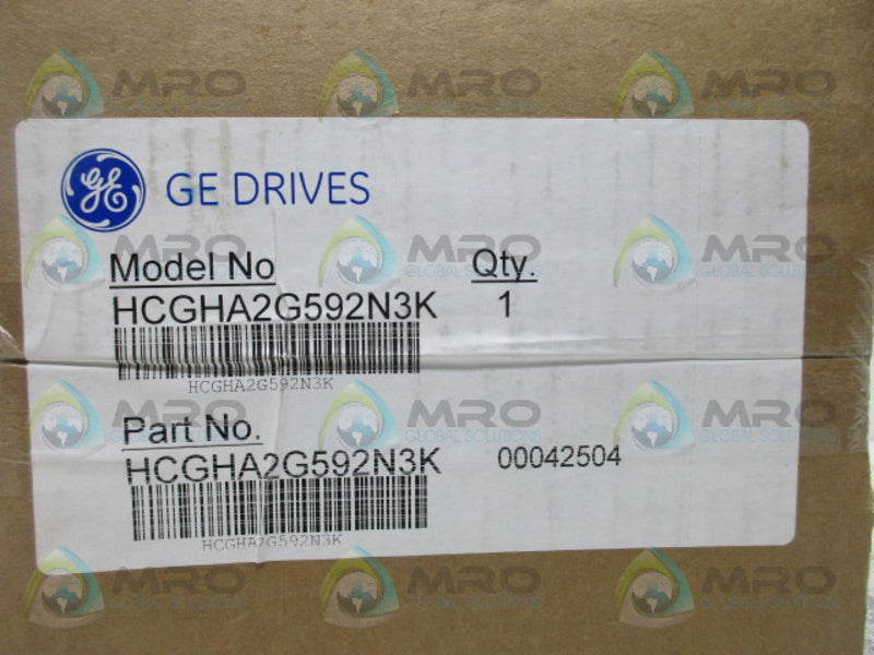 GENERAL ELECTRIC HCGHA2G592N3K ADJUSTABLE SPEED DRIVE NSFS