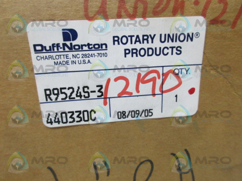 DUFF-NORTON R9524S-3 440330C NSMP