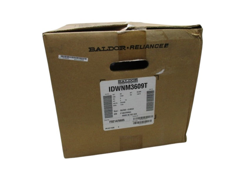 BALDOR IDWNM3609T 2 TE HP 1725 RPM WASHDOWN INVERTER DRIVE MOTOR NSMP