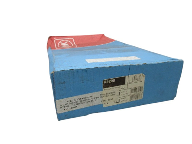 MK K4208 8 GANG 4 PIN SOCKET LIGHTING DISTRIBUTION NSMP