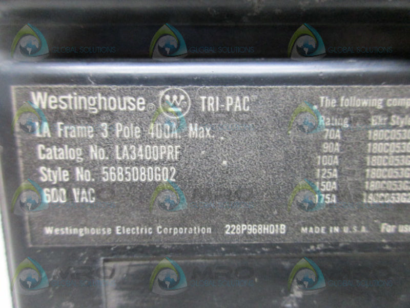 WESTINGHOUSE LA3225 CIRCUIT BREAKER NSNP