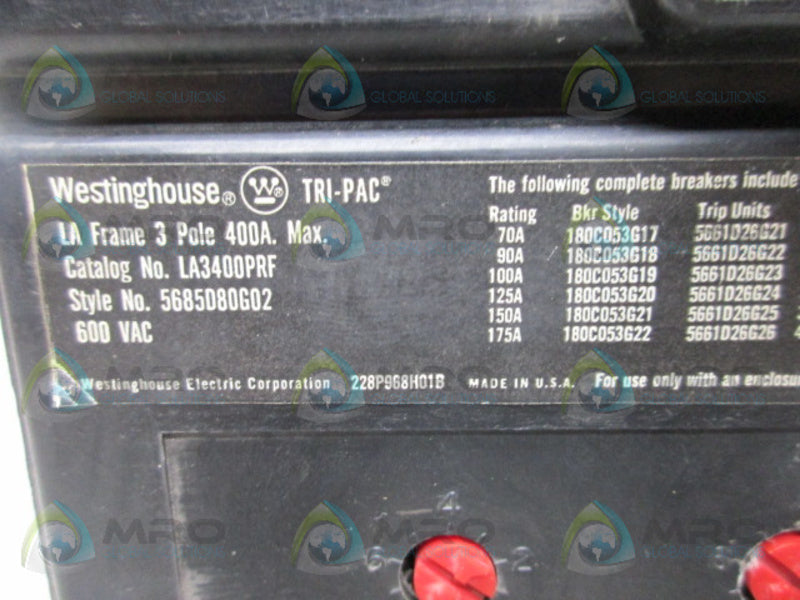 WESTINGHOUSE LA3150PR  NSNP