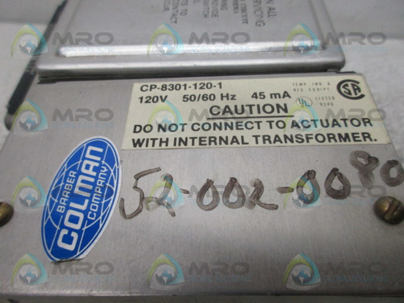 COLMAN MP-481-600-0-2 ACTUATOR UNMP