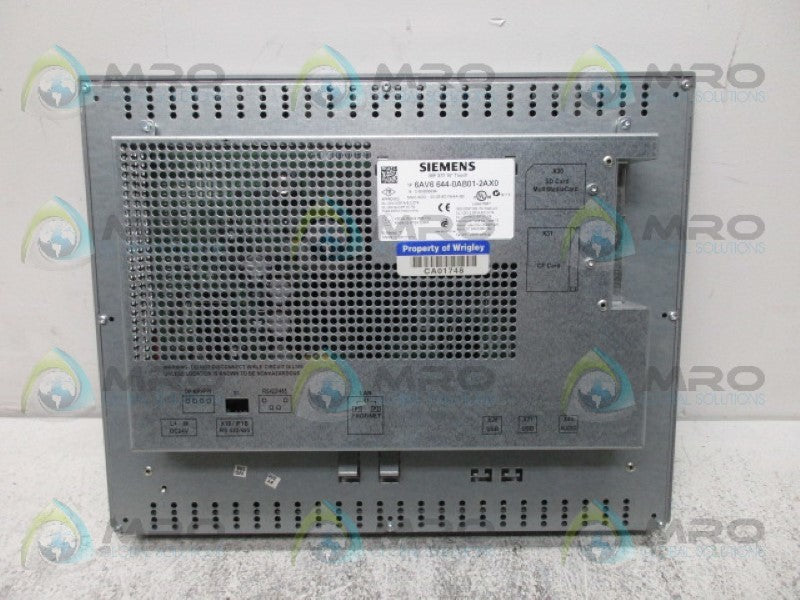 SIEMENS 6AV6044-0AB01-2AX0 MP 377  UNMP