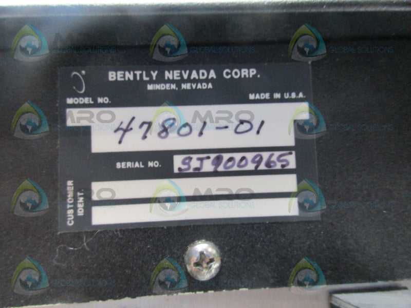 GENERAL ELECTRIC GE-SVM-1 SHAFT VOLTAGE MONITOR NSNP